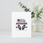 Mail Truck VERENIGDE STATEN Briefkaart (Staand voorkant)