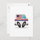 Mail Truck VERENIGDE STATEN Briefkaart (Voorkant / Achterkant)