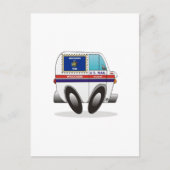 Mail Truck WISCONSIN Briefkaart (Voorkant)