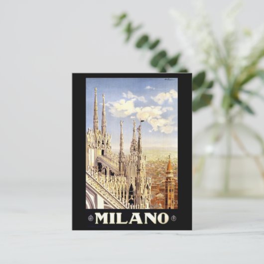 Mailand  Reise Briefkaart (Staand voorkant)