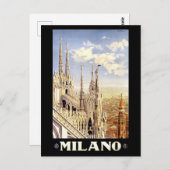 Mailand  Reise Briefkaart (Voorkant / Achterkant)