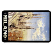 Mailand Vintage Reise Magneet (Horizontaal)