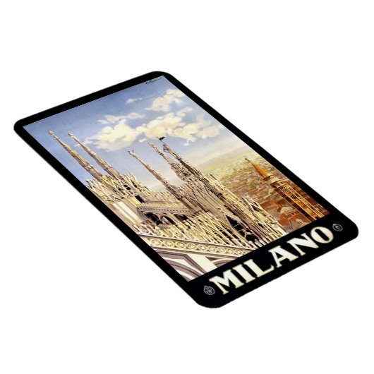 Mailand Vintage Reise Magneet (Rechterzijde)