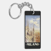 Mailand Vintage Reise Sleutelhanger (Voorkant Links)