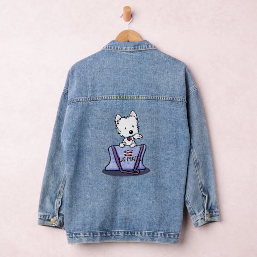 Mailbag Westie KiniArt Denim Jacket (Hangar)