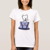 Mailbag Westie KiniArt T-shirt (Voorkant)