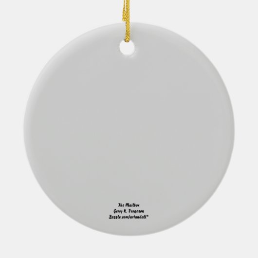 MAILBOX COLLECTOR ORNAMENT (Achterkant)