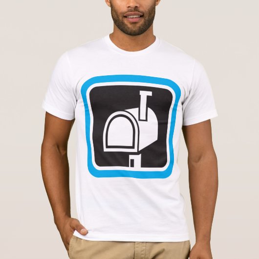 Mailbox Icon Mens T-Shirt (Voorkant)