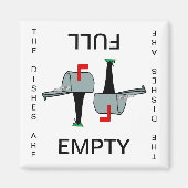Mailbox Lege Volledige Vaatwasser Magneet (Voorkant)