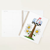 Mailbox met madeliefjes en Heart Flag Country Gard Planner