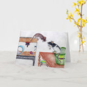 Mailbox Molly Note Kaart 4 (Gele Bloem)