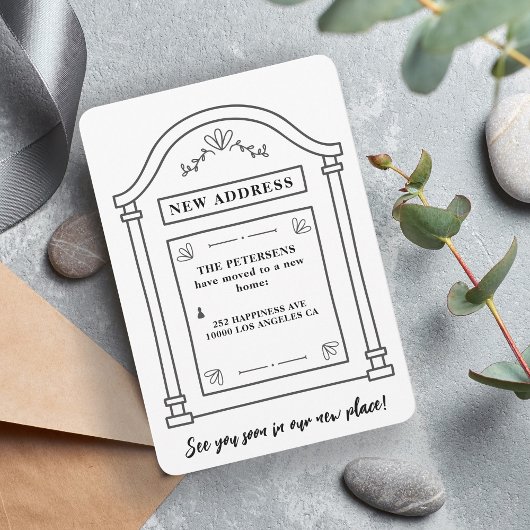 Mailbox nieuw thuisadres verhuizen aankondiging