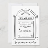 Mailbox nieuw thuisadres verhuizen aankondiging (Voorkant)