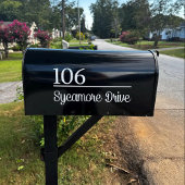 Mailbox Number and Address Label Letters Custom Bumpersticker