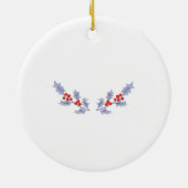 Mailbox Ons eerste kerstfeest in ons nieuwe huis Keramisch Ornament (Achterkant)