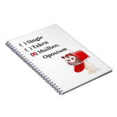 Mailbox Opossum Notitieboek (Rechterzijde)