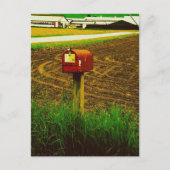 Mailbox Plattelandsroute Briefkaart (Voorkant)