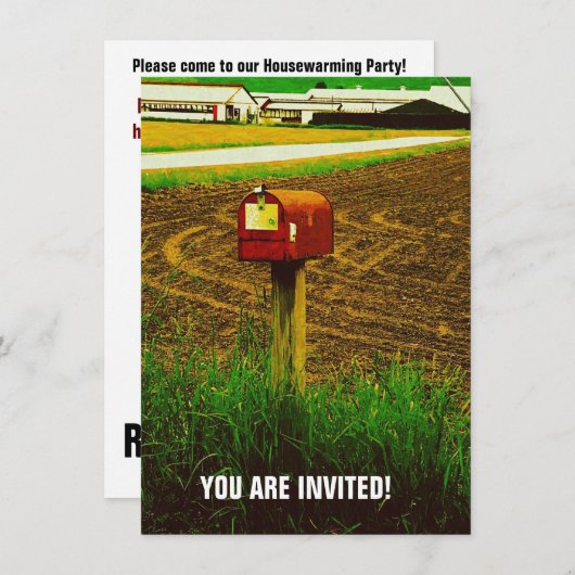 Mailbox Plattelandsroute Kaart (Voorkant / Achterkant)