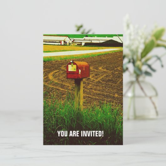 Mailbox Plattelandsroute Kaart (Staand voorkant)