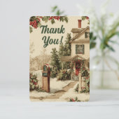 Mailbox Postbezorger Bedankkaart (Staand voorkant)