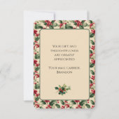 Mailbox Postbezorger Bedankkaart (Achterkant)