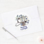 Mailbox Prayer Ronde Sticker (Envelop)