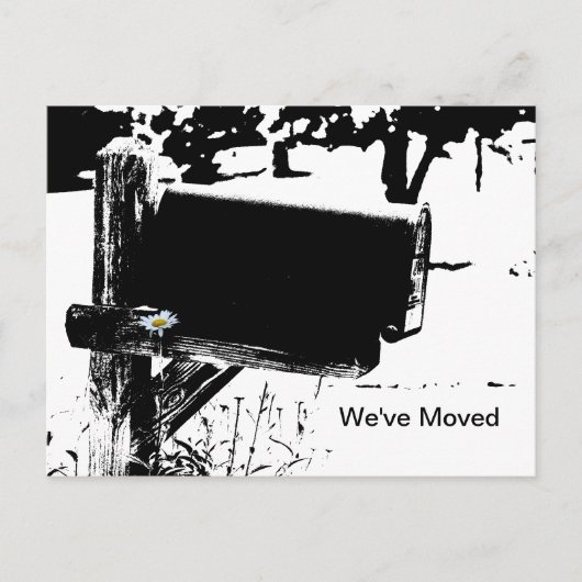 Mailbox rural en Daisy Briefkaart (Voorkant)