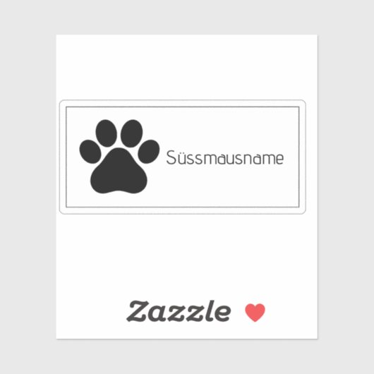 Mailbox Sticker Huisdieren LSF1V2 (Vel)