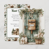 Mailbox Voordeur Postvervoerder Bedankkaart