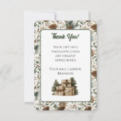 Mailbox Voordeur Postvervoerder Bedankkaart