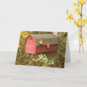 Mailbox-Wenskaart Kaart (Gele Bloem)