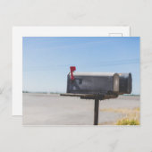 Mailboxen in de stad Vampire Briefkaart (Voorkant / Achterkant)