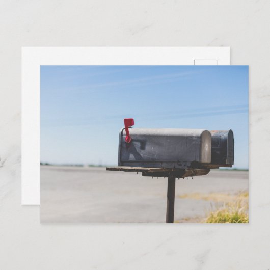 Mailboxen in de stad Vampire Briefkaart (Voorkant / Achterkant)