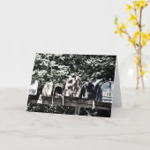 Mailboxen op de wijnstok kaart (Gele Bloem)