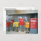 Mailboxen uit de hele wereld briefkaart (Voorkant / Achterkant)