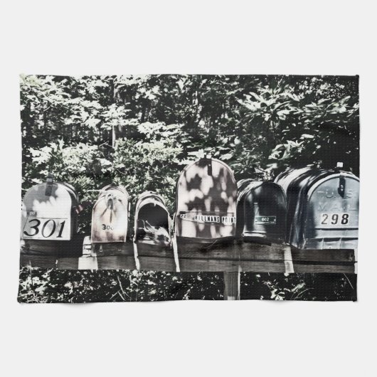 Mailboxen voor plattelandscentra theedoek (Horizontaal)