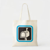 Mailboxpictogram Canvas tas (Voorkant)