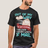Mailcarrier 12 uur post WO T-shirt (Voorkant)