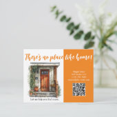 Mailer Real Estate Marketing Briefkaart (Staand voorkant)