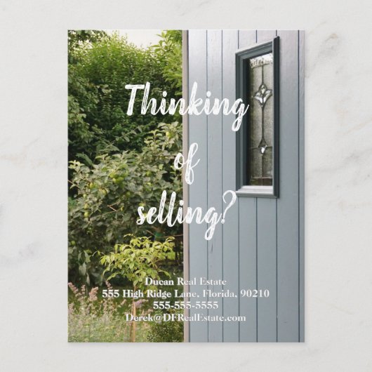 Mailer voor verwijzing van onroerend goed - Verkoo Briefkaart (Voorkant)