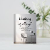 Mailer voor verwijzing van onroerend goed - Verkoo Briefkaart (Staand voorkant)