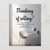 Mailer voor verwijzing van onroerend goed - Verkoo Briefkaart (Voorkant)