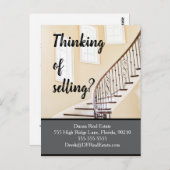 Mailer voor verwijzing van onroerend goed - Verkoo Briefkaart (Voorkant / Achterkant)