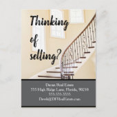 Mailer voor verwijzing van onroerend goed - Verkoo Briefkaart (Voorkant)