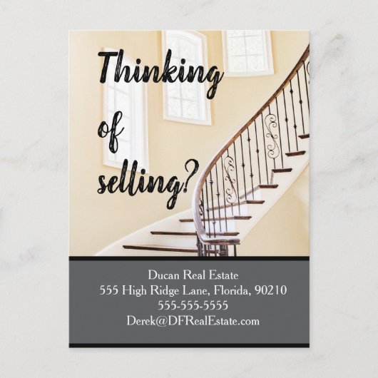 Mailer voor verwijzing van onroerend goed - Verkoo Briefkaart (Voorkant)