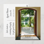 Mailer voor verwijzing van onroerend goed - Verkoo Briefkaart (Voorkant / Achterkant)