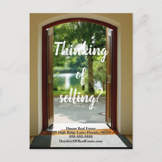 Mailer voor verwijzing van onroerend goed - Verkoo Briefkaart (Voorkant)