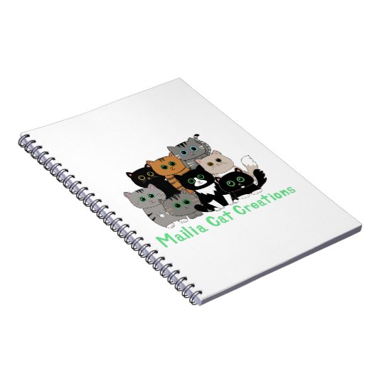 Mailia Cat Creations Kattenfamilie Notitieboek (Rechterzijde)