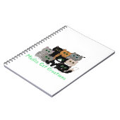 Mailia Cat Creations Kattenfamilie Notitieboek (Linkerzijde)