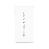 Mailing Label (Voorkant)